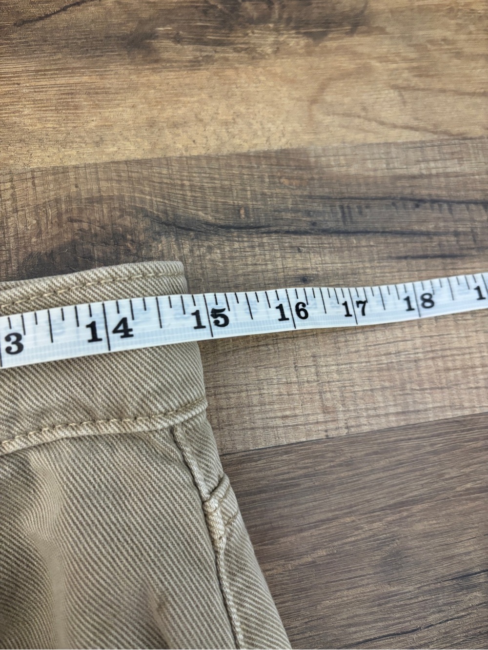 SOLD Gap High Rise Barrel Jeans Tan Khaki Women’s SOLD - Picture 6 of 8